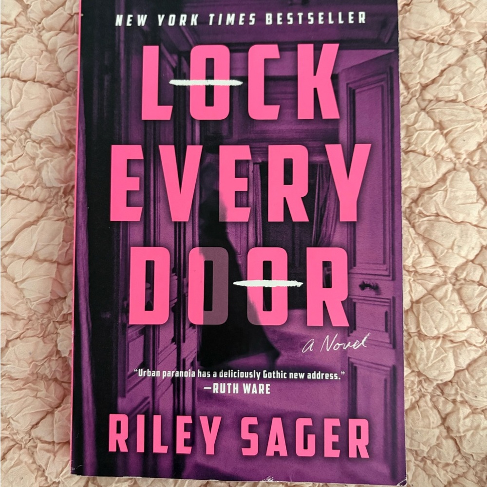 Lock Every Door by Riley Sager - Pink and Black Cover